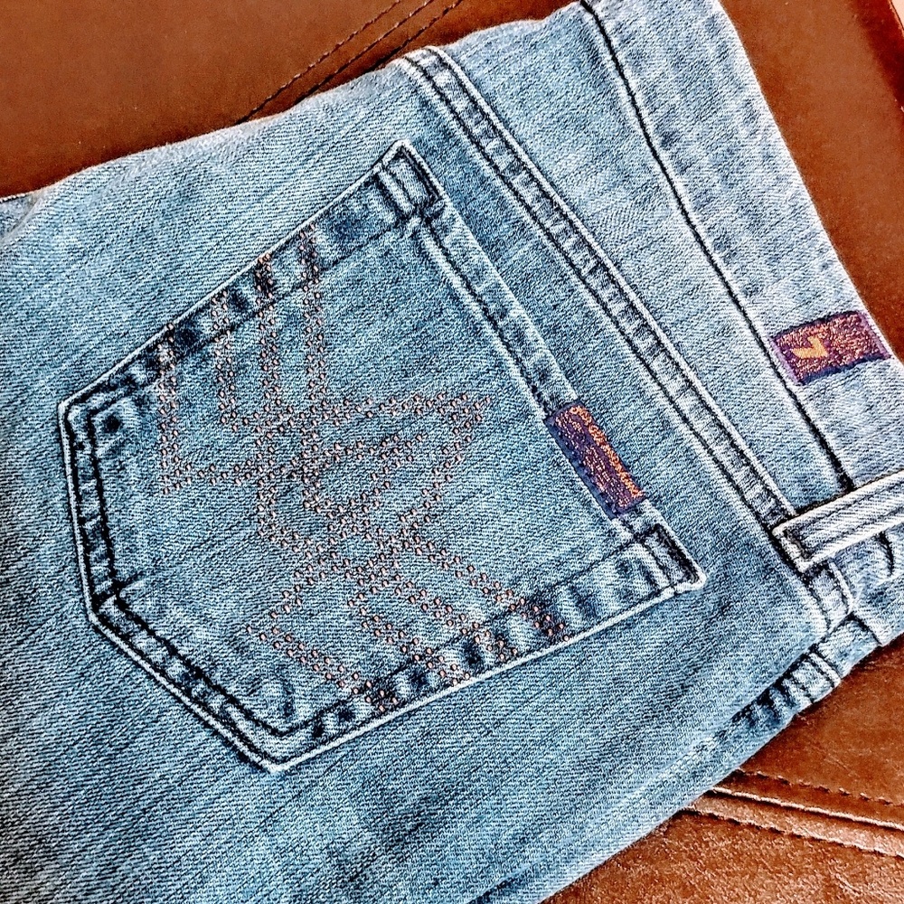 7FAM 7 for all Mankind boot cut bling